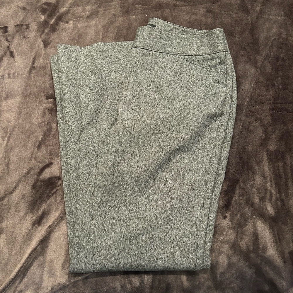 White House Black Market Women’s Grey Dress Pants Modern Boot Size 6 Regular